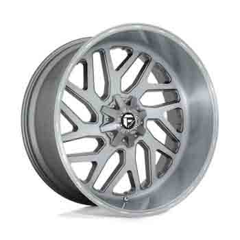 FUEL FUEL D715 TRITON PLATINUM BRUSHED GUNMETAL BRUSHED GUNMETAL