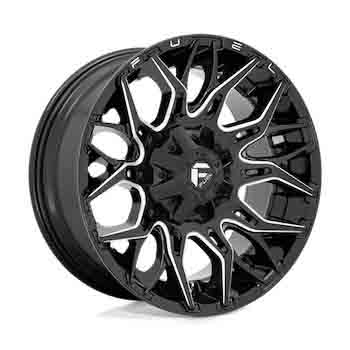 FUEL FUEL D769 TWITCH GLOSS BLACK MILLED GLOSS BLACK MILLED