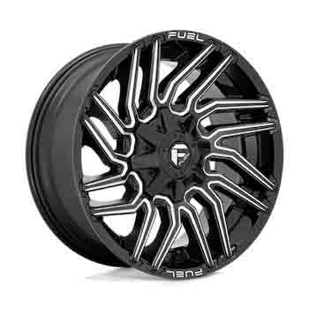 FUEL FUEL D773 TYPHOON GLOSS BLACK MILLED GLOSS BLACK MILLED