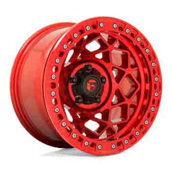 FUEL FUEL D121 UNIT BEADLOCK CANDY RED CANDY RED
