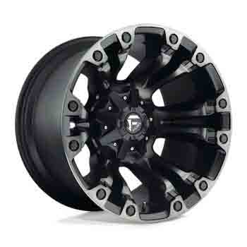 FUEL FUEL D851 VAPOR MATTE BLACK GRAY TINT MATTE BLACK GRAY TINT