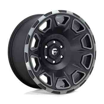FUEL FUEL D686 VENGEANCE MATTE BLACK DOUBLE DARK TINT MATTE BLACK DOUBLE DARK TINT