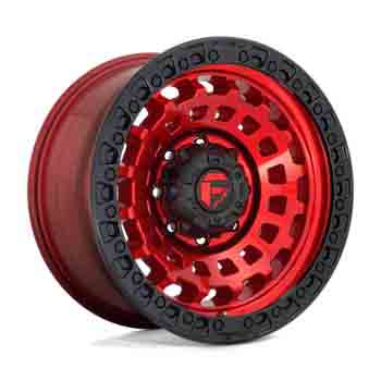 FUEL FUEL D632 ZEPHYR CANDY RED BLACK BEAD RING CANDY RED BLACK BEAD RING