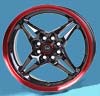 Image of ROTA AUTO X BLACK RED LIP wheel