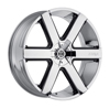 Image of 2 CRAVE No31 CHROME WITH BLACK SUV wheel