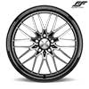 Image of ACE FLOWFORMED AFF04 GLOSS BLACK MACHINE FACE wheel