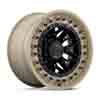 Image of BLACK RHINO ALPHA MATTE BLACK SAND LIP wheel