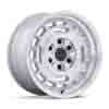 BLACK RHINO BR600 VAGABOND GLOSS SILVER MACHINED FACE