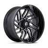 FUEL D807 HURRICANE GLOSS BLACK MILLED