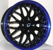 Image of G LINE G901 BLPU Black Blue Lip wheel