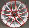 Image of WHITE DIAMOND W0029 RED WHITE wheel