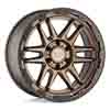 Image of BLACK RHINO APACHE MATTE BRONZE BLACK RING wheel