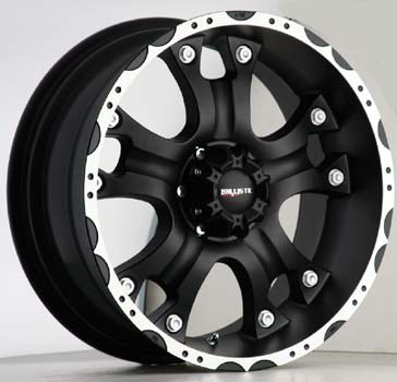 SPECIALS BLOWOUT BALLISTIC Hostel Wheels with Nitto Tires (For Ford) Black