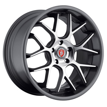 BAVARIA BC7M CONCAVE CHARCOAL MACHINED Charcoal/Machined
