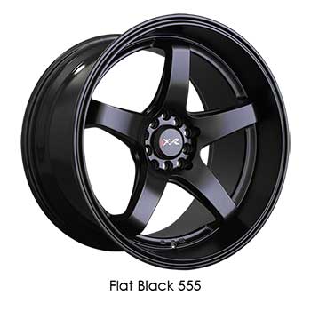 XXR 555 Flat Black Flat Black