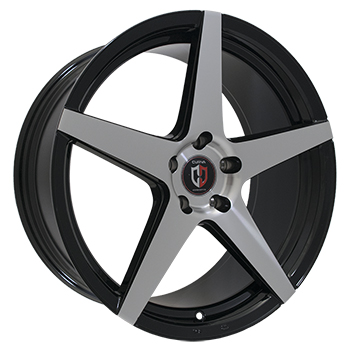 CURVA CONCEPTS C5 BLACK MACHINE FACE Wheels, Rims - Victoria Tire & Wheel
