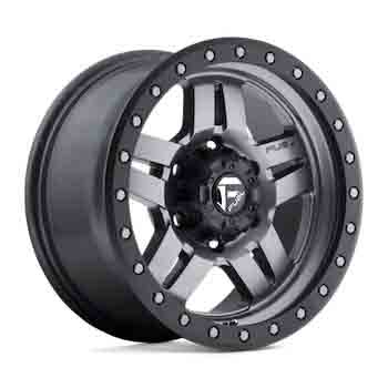 FUEL FUEL D558 ANZA MATTE GUNMETAL BLACK BEAD RING MATTE GUNMETAL BLACK BEAD RING