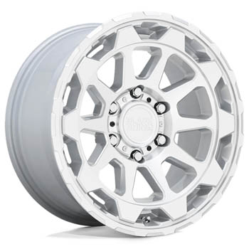 BLACK RHINO ROTOR GLOSS SILVER MIRROR CUT FACE GLOSS SILVER MIRROR CUT FACE