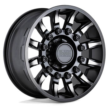 BLACK RHINO MISSION MATTE BLACK MACHINED TINTED SPOKES MATTE BLACK MACHINED TINTED SPOKES
